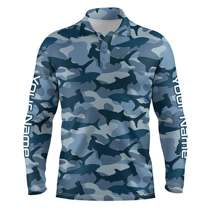 Shark men polo Shirts, Shark Fishing Custom All over polo shirt for men IPHW3714