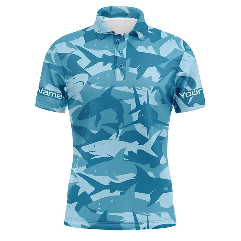 Shark men polo Shirts, Shark Fishing Custom All over polo shirt for men IPHW3715