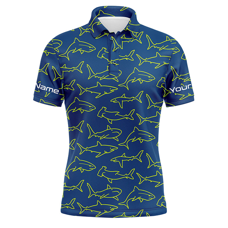 Shark men polo Shirts, Shark Fishing Custom All over polo shirt for men IPHW3718