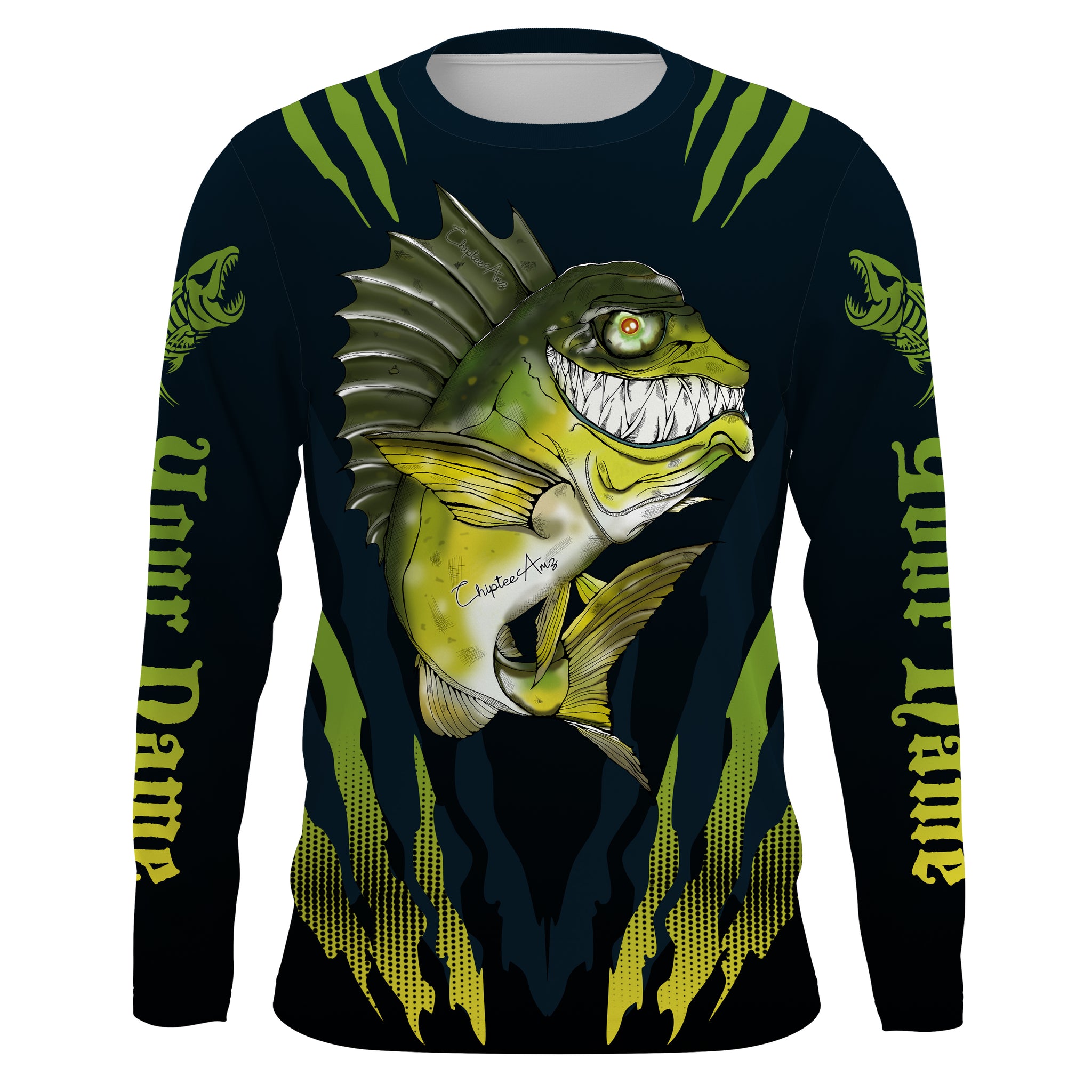 Angry Bass Fishing Custom Long sleeve performance Fishing Shirts, Bass –  Myfihu