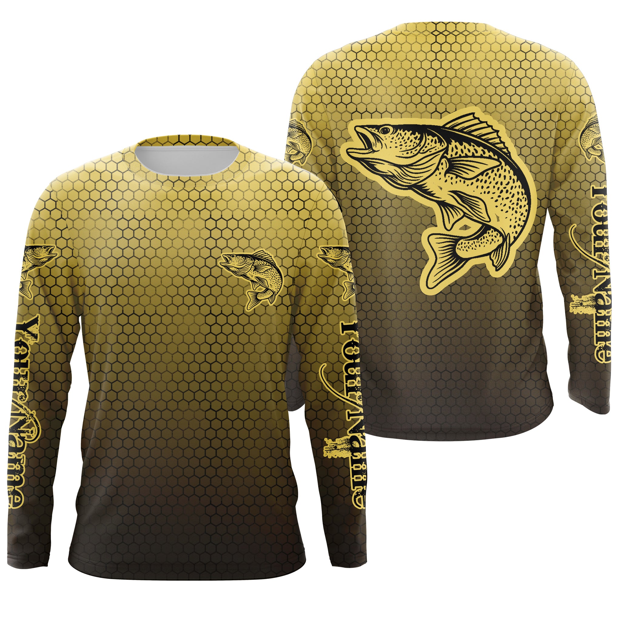 Custom Walleye Long Sleeve Tournament Fishing Shirts, Walleye Fishing –  Myfihu