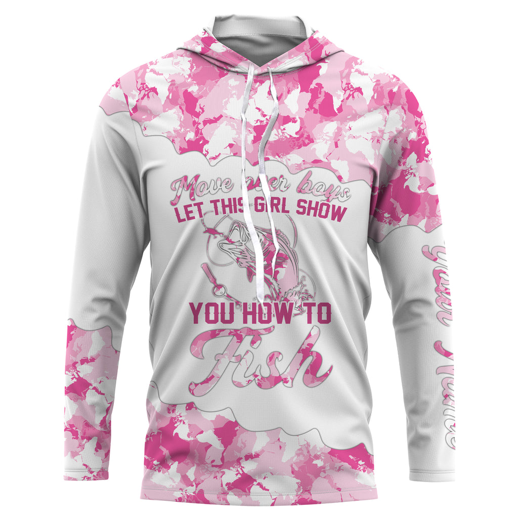 Pink camo let this girl show you how to fish girls fishing shirts for –  Myfihu