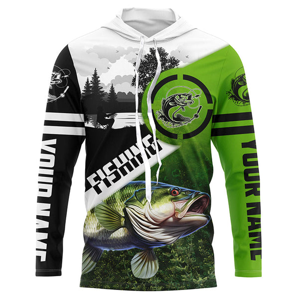 Largemouth Bass fishing Customize All Over Printed Shirts For Men And Women Personalized Fishing Gift NQS241