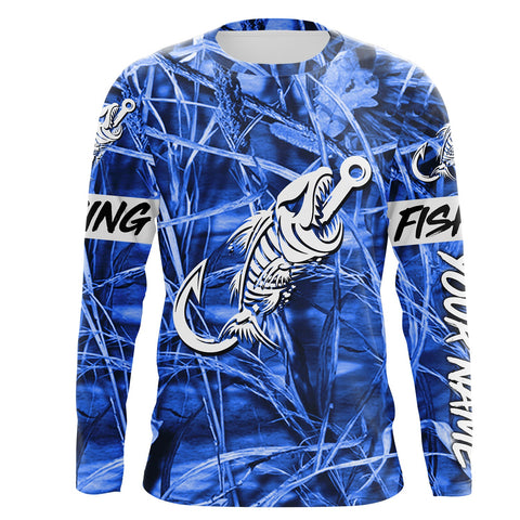 Largemouth Bass Fishing Custom Long Sleeve Shirts, Bass Tournament Fis –  Myfihu