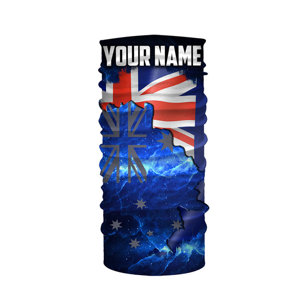 Australian Flag Universe patriotic Custom UPF fishing Shirts jersey - Custom fishing shirts Australia NQS3178