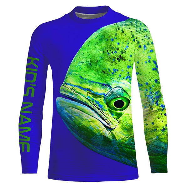 Mahi mahi ( Dorado) Fishing Saltwater Fishes Blue Ocean 3D All Over print shirts personalized fishing Gift for Adult and kid NQS573