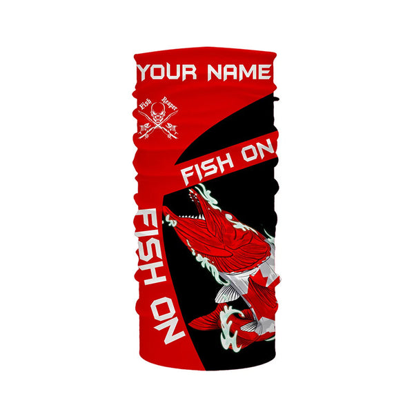 Musky fishing Canadian flag Custom sun protection Long sleeve Fishing Shirts, muskie Fishing Gifts NQS4593