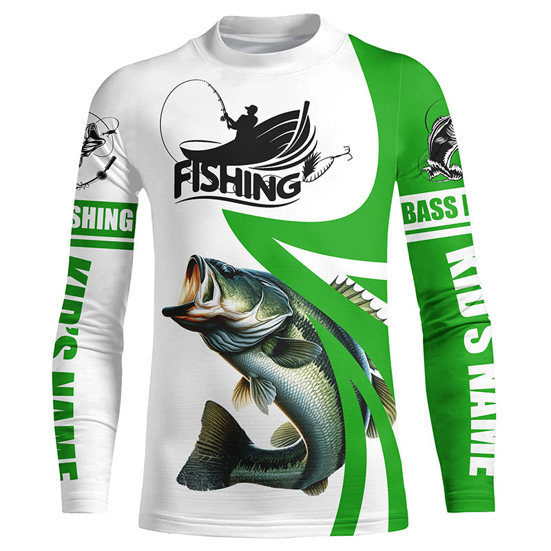 Bass Fishing Long Sleeve Tshirt - Creeks to Coasts Fishing shirts