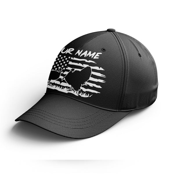 Turkey hunting Custom hunting hat, turkey hat American flag Unisex Hunting Baseball hat NQS2577