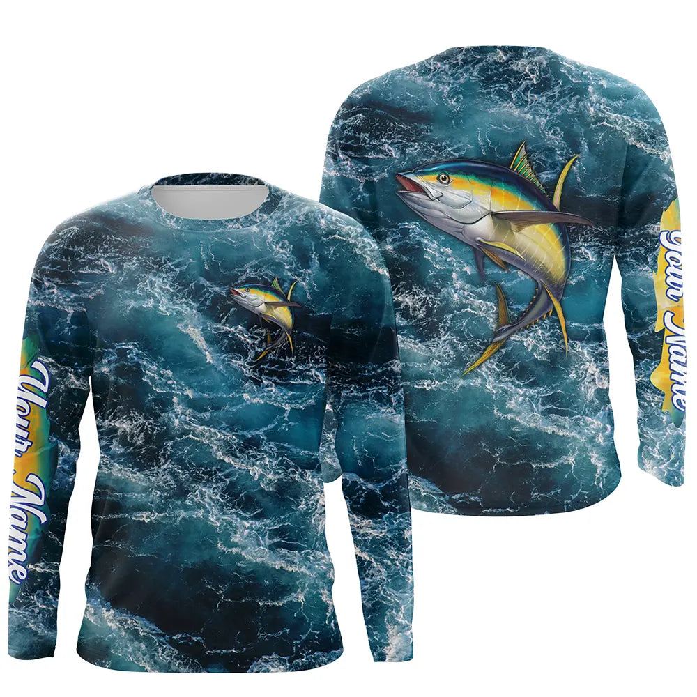 Mahi Mahi fishing Custom Name sun protection UPF long sleeves fishing –  Myfihu