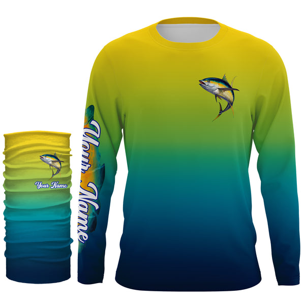 Tuna fishing Custom Name UV protection UPF 30+ fishing jersey, deep sea fishing tournament shirts NQS3047