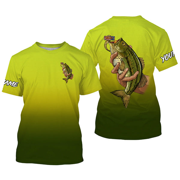 Bass fishing & beer Custom sun protection Long sleeve Fishing Shirts, Bass Fishing Gift for men, women NQS4423