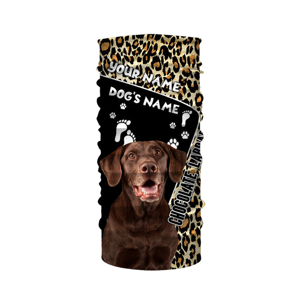 Chocolate Labrador Custom Name 3D All over printed Shirt, Cute Labrador Retriever Dog, Personalized Gift for Dog Owner - FSD2817