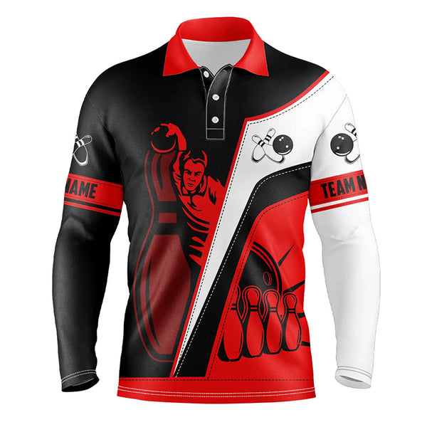 Custom Mens polo bowling shirts, Personalized men's bowling jerseys, bowling team jerseys multicolor NQS5201