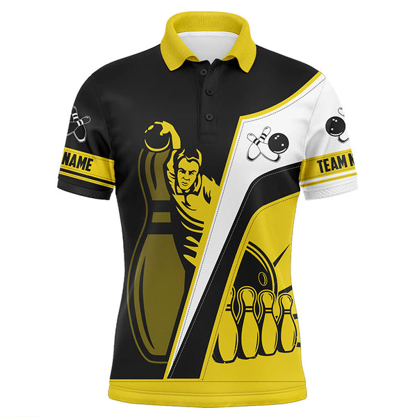 Custom Mens polo bowling shirts, Personalized men's bowling jerseys, bowling team jerseys multicolor NQS5201