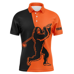  Funny Bigfoot Golf Shirts for Men Golf Polo Shirts