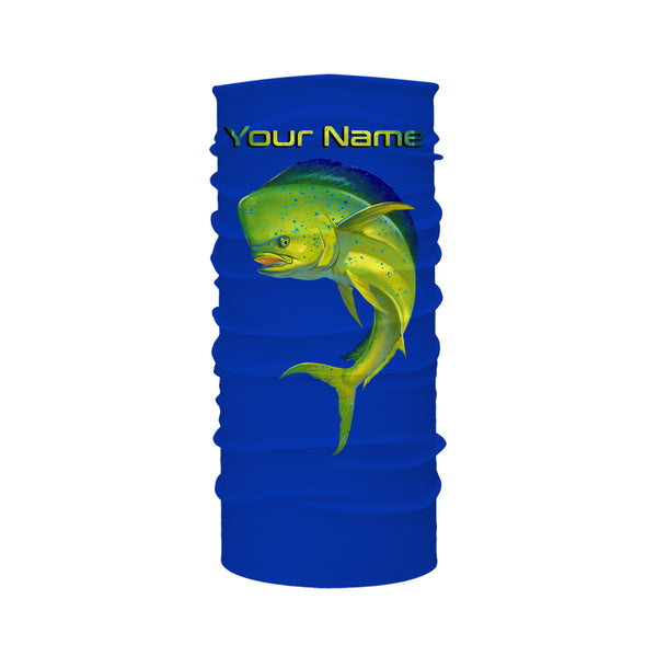 Mahi mahi ( Dorado) fishing blue ocean Mahi mahi scales Custom Name 3D All over printed Fishing Shirts UV protection UPF 30+ NQS2530