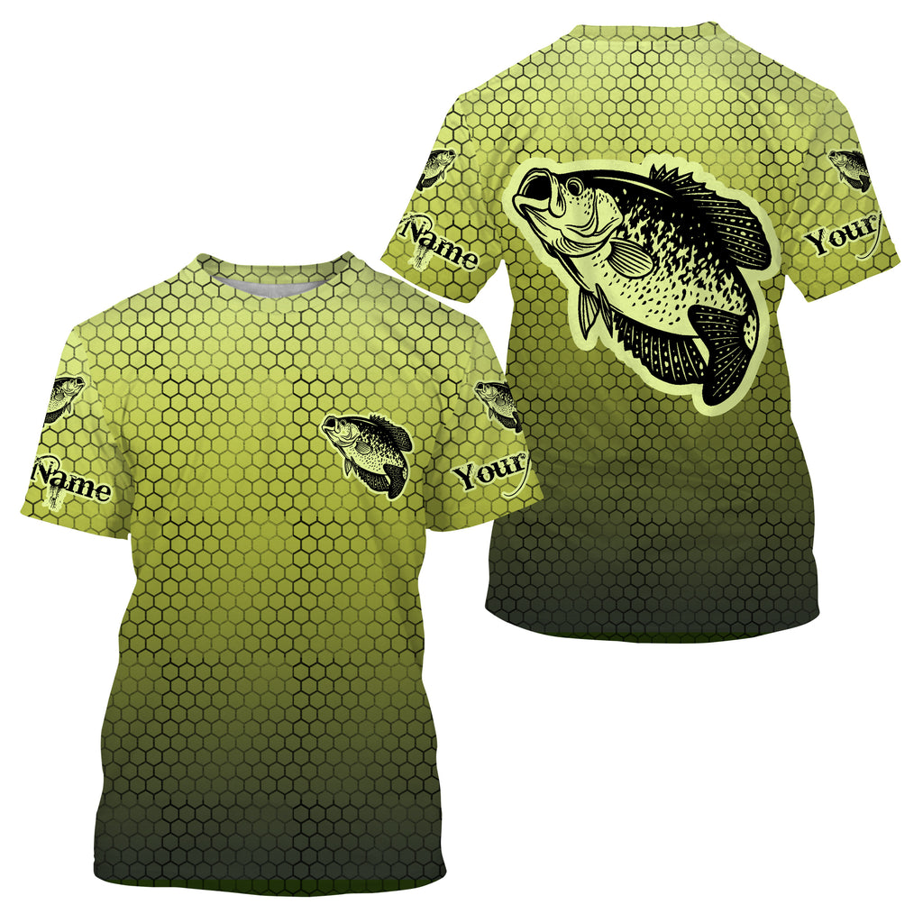 Crappie Custom Long Sleeve performance Fishing Shirts, Crappie Fishing –  Myfihu