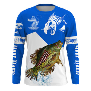 Angry Crappie fishing Custom Long sleeve Fishing Shirt, Crappie Fish s –  Myfihu