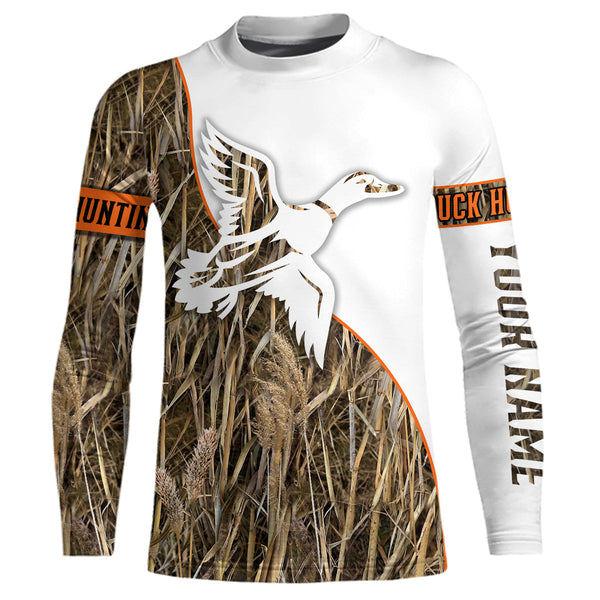 Duck Hunting camo tattoo Custom 3D All Over Printed Shirts, Personalized waterfowl Hunting apparel NQS6596
