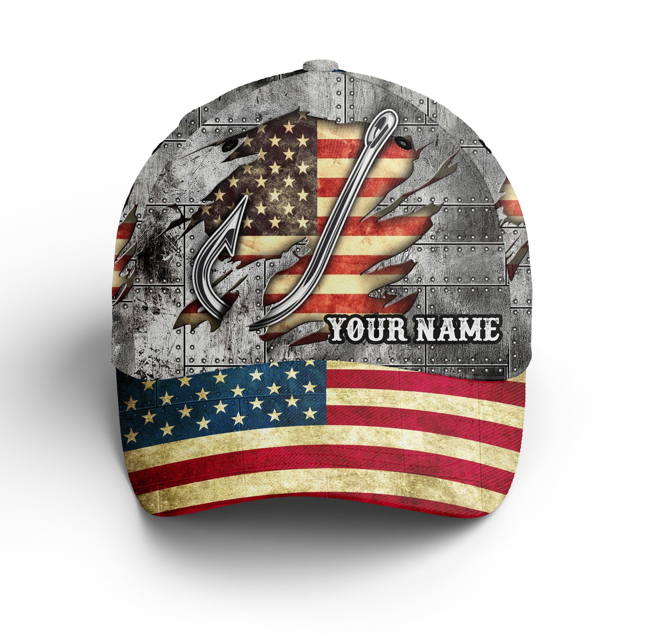 American flag fish hook fishing camo Custom fishing hat Unisex Fishing Myfihu American flag fish hook fishing camo Custom fishing hat Unisex Fishing Myfihu