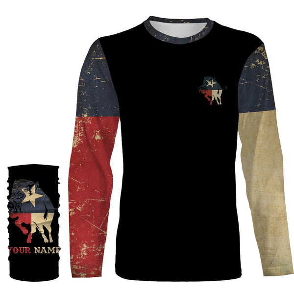 Wild Boar Hunting Texas flag all over print shirts personalized Boar hunting gifts FSD3154