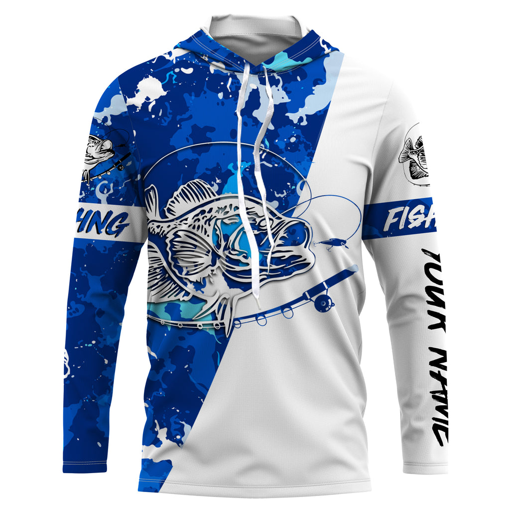 Customized Crappie fishing shirts UPF 30+ Long Sleeve Performance Shir –  Myfihu