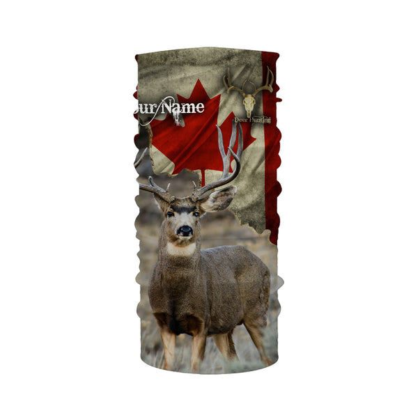 Mule Deer Canada flag 3D all over print Shirts, Personalized hunting gifts for Men, Women and Kid FSD3177