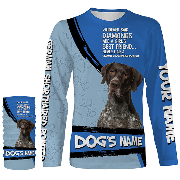 German Shorthaired Pointer GSP 3D All over printed Shirt, Funny Dog Saying shirt, Personalized Gift FSD3740