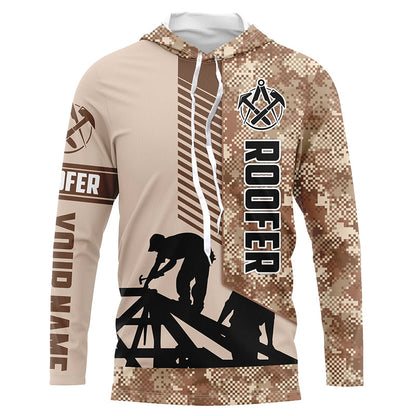 Personalized Roofing Roof repair UV Protection Long sleeve, T-shirt for Roofing Contractors, Roofers FSD4059
