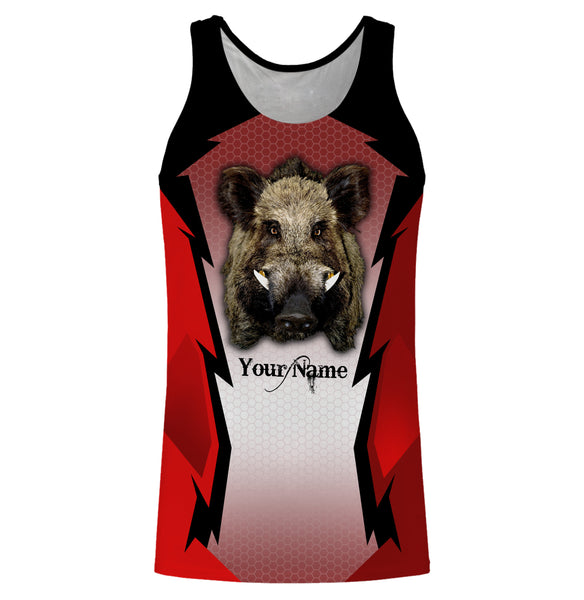 Wild Boar hunting Custom Name All over print Shirts, Boar Hog Hunting Gift for Hunters FSD3099