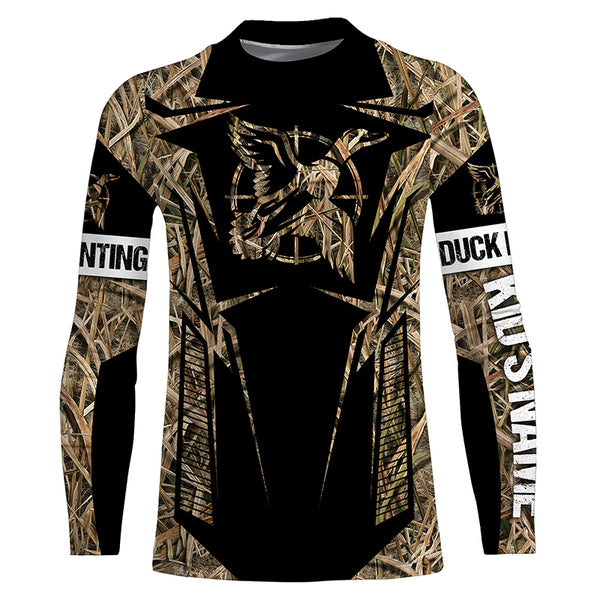 Duck hunting shirts waterfowl camo Duck custom hunting outfits, Personalized Duck hunting gifts FSD3361