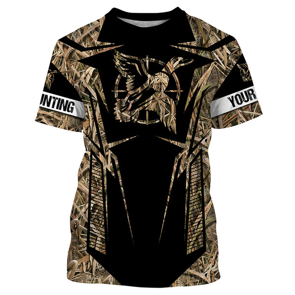 Duck hunting shirts waterfowl camo Duck custom hunting outfits, Personalized Duck hunting gifts FSD3361