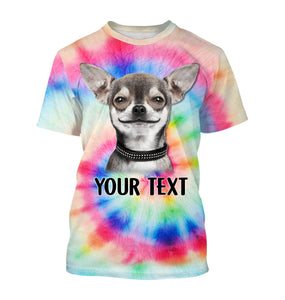 Custom Dog's Photo and Text 3D All Over Printed Shirt, Personalized Gift for Dog Owner FSD2530