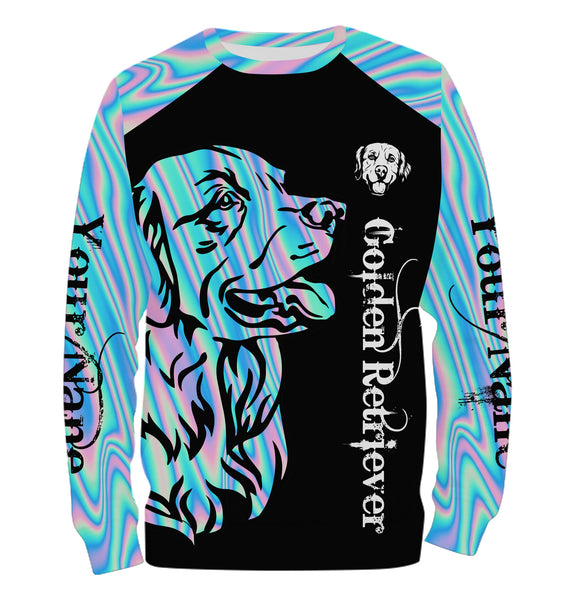 Golden Retriever Galaxy 3D All over printed T-shirt, Hoodie, Long Sleeve - Gifts for Golden dog lovers Men women and Kid FSD2821