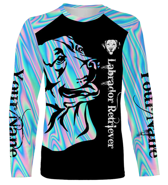 Labrador Retriever Galaxy 3D All over printed T-shirt, Hoodie, Long Sleeve - Gifts for Labs lovers Men women and Kid FSD2822