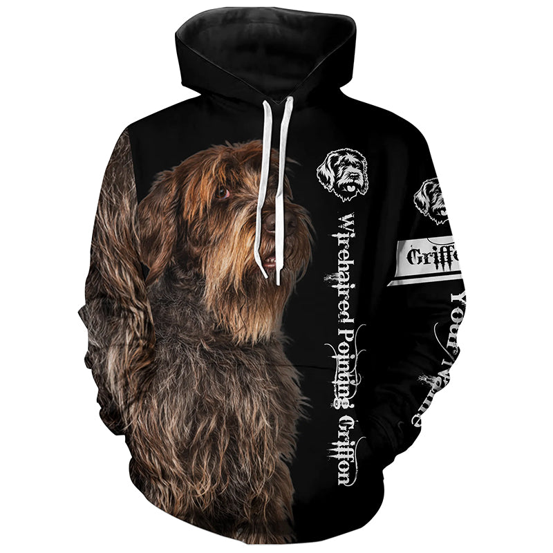 Wirehaired Pointing Griffon Shirt 3D All Over Printed Hoodie, T-shirt - Gifts for Dog Lovers FSD3978