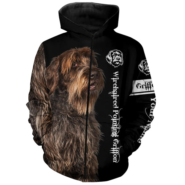 Wirehaired Pointing Griffon Shirt 3D All Over Printed Hoodie, T-shirt - Gifts for Dog Lovers FSD3978