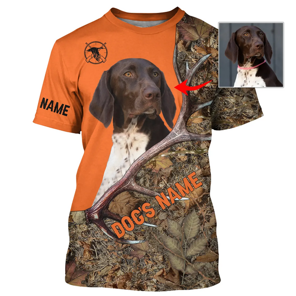 Personalized hunting Dog's image and Name 3D All over print shirts, Personalized gifts FSD3877