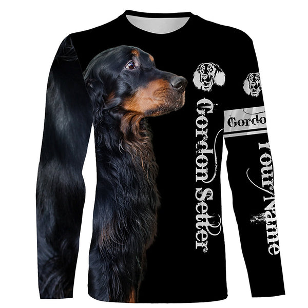 Gordon Setter 3D All Over Printed Shirts, Hoodie, T-shirt Personalized Gifts for Setter Dog Lovers FSD3699