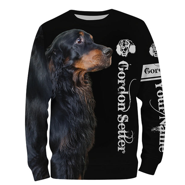 Gordon Setter 3D All Over Printed Shirts, Hoodie, T-shirt Personalized Gifts for Setter Dog Lovers FSD3699