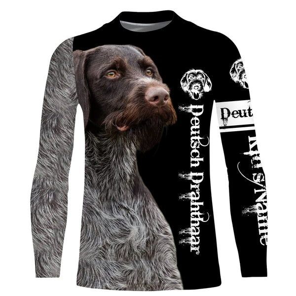 Deutsch Drahthaar Custom Name 3D All Over Printed Shirts, Hoodie, T-shirt Drahthaar Dog Gifts for Dog Lovers FSD2700