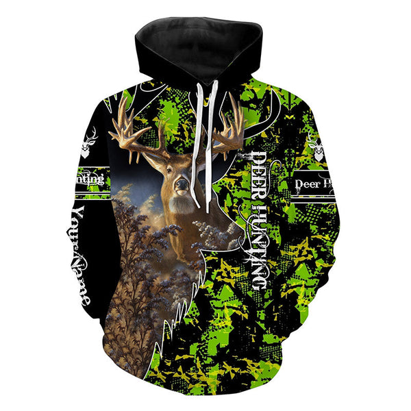 Deer hunting Custom Name 3D All over print Shirts - Personalized hunting gift - FSD3370