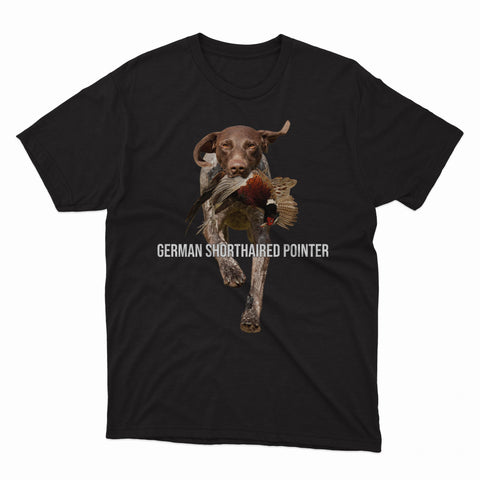 German Shorthaired Pointer Pheasant Hunting Dog T-shirt for Men FSD3855