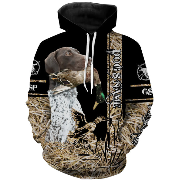 German Shorthaired Pointer Dog Duck Hunting waterfowl camo Shirts for Duck Hunters FSD3930