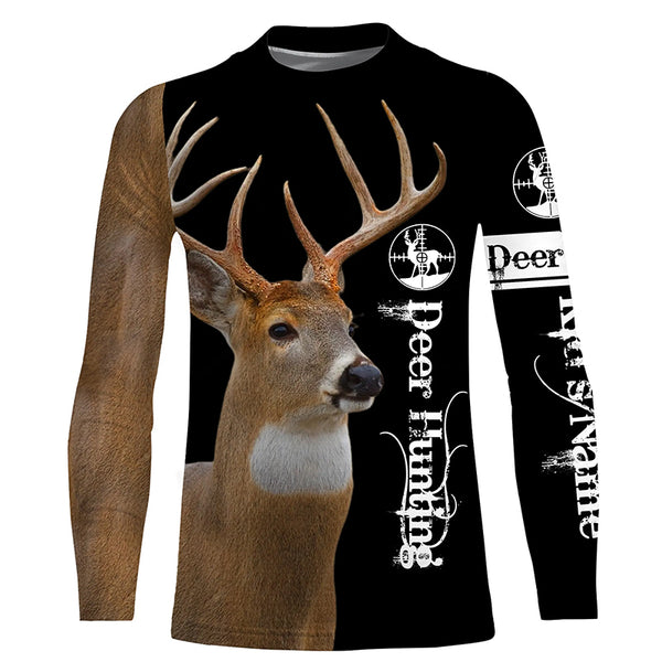 Deer Buck 3D All Over Printed Shirts, Hoodie - Personalized Deer hunting Gifts for Men, Women and Kid FSD3636