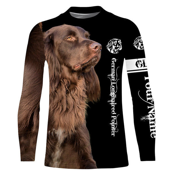 German Longhaired Pointer (Deutsch Langhaar) 3D All Over Printed T-Shirt, Hoodie Gifts for Dog Lovers FSD3645