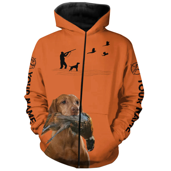 Vizsla Pheasant Hunting clothes, best personalized Upland hunting clothes, hunting gifts FSD3905