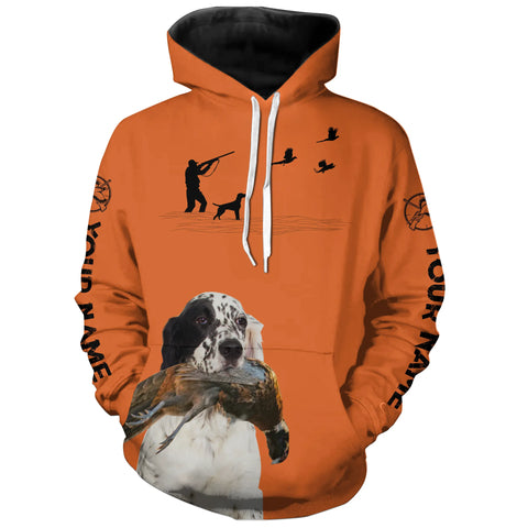 English Setter Pheasant Hunting clothes, best personalized Upland hunting clothes, hunting gifts FSD3906