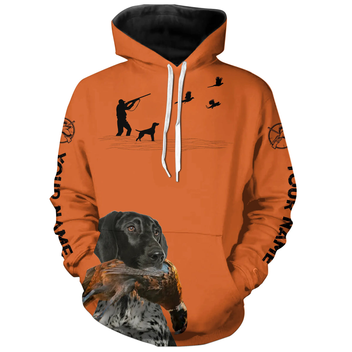 Best Pheasant Hunting Dogs Orange Hoodie, Personalized Shirts for Upla ...